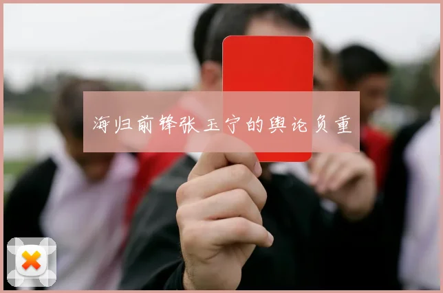 海归前锋张玉宁的舆论负重